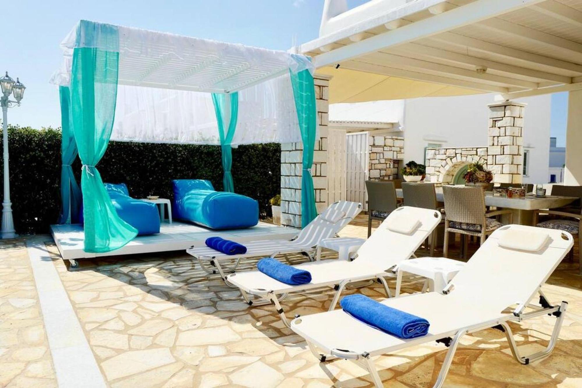 Villa Dionysos In Aliki Bagian luar foto