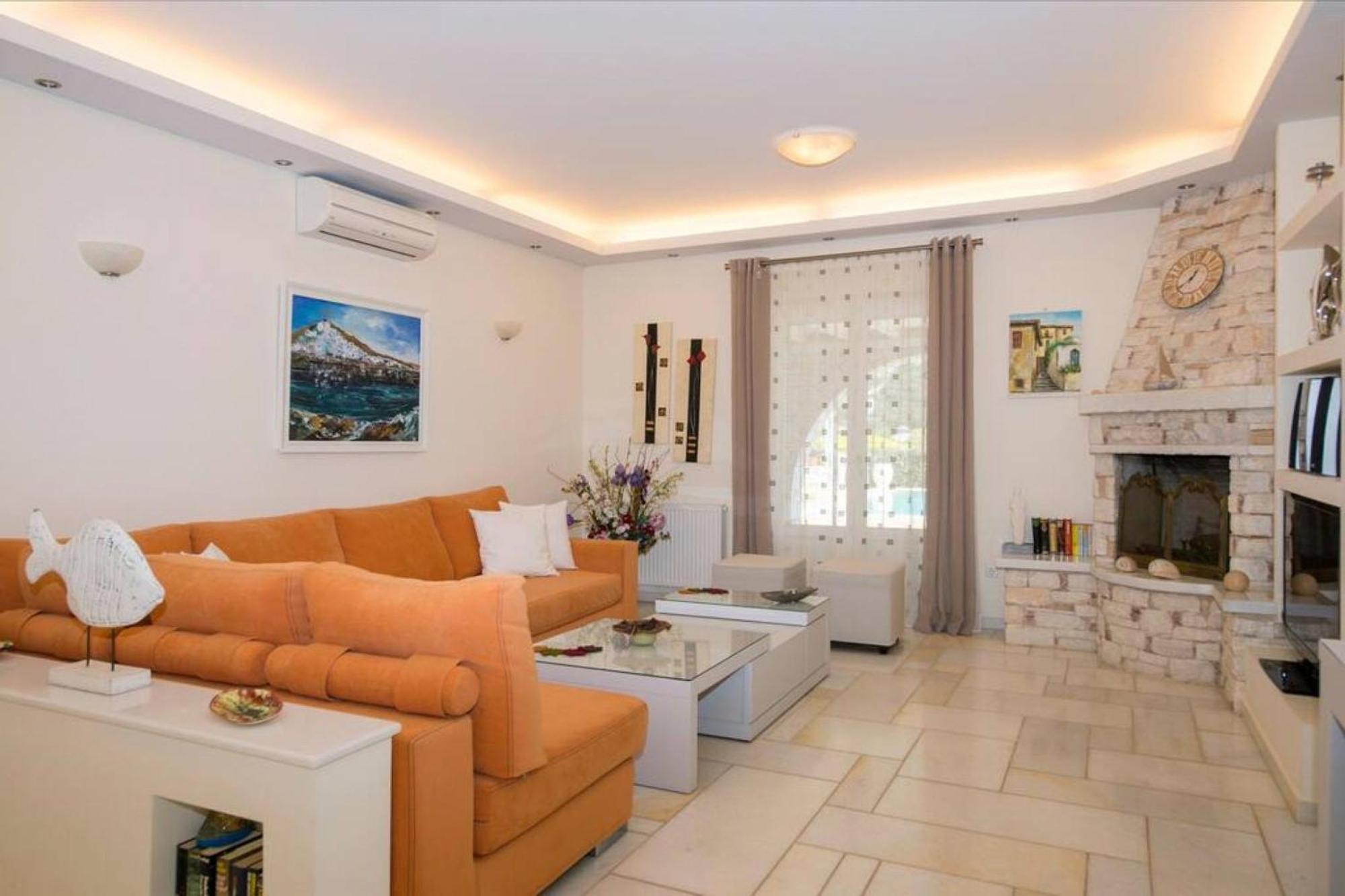 Villa Dionysos In Aliki Bagian luar foto