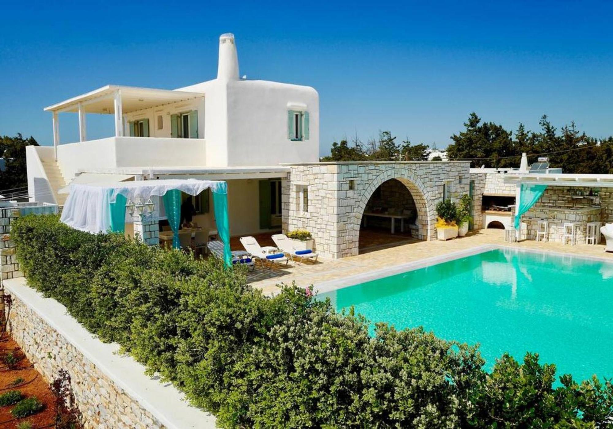 Villa Dionysos In Aliki Bagian luar foto