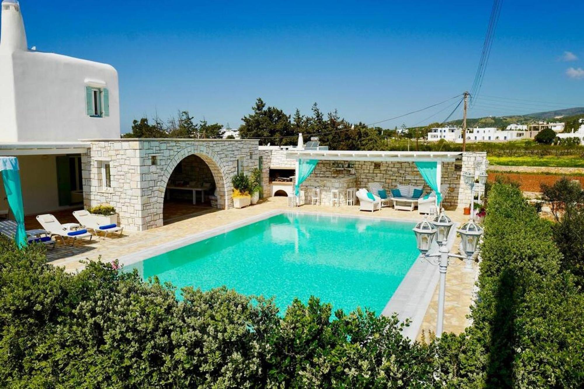 Villa Dionysos In Aliki Bagian luar foto