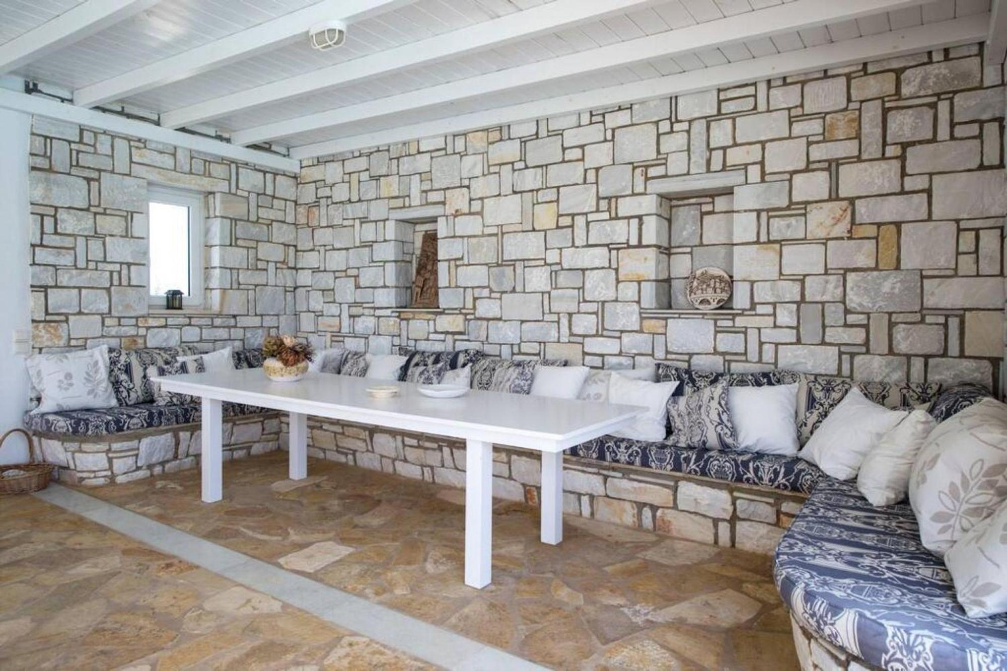 Villa Dionysos In Aliki Bagian luar foto