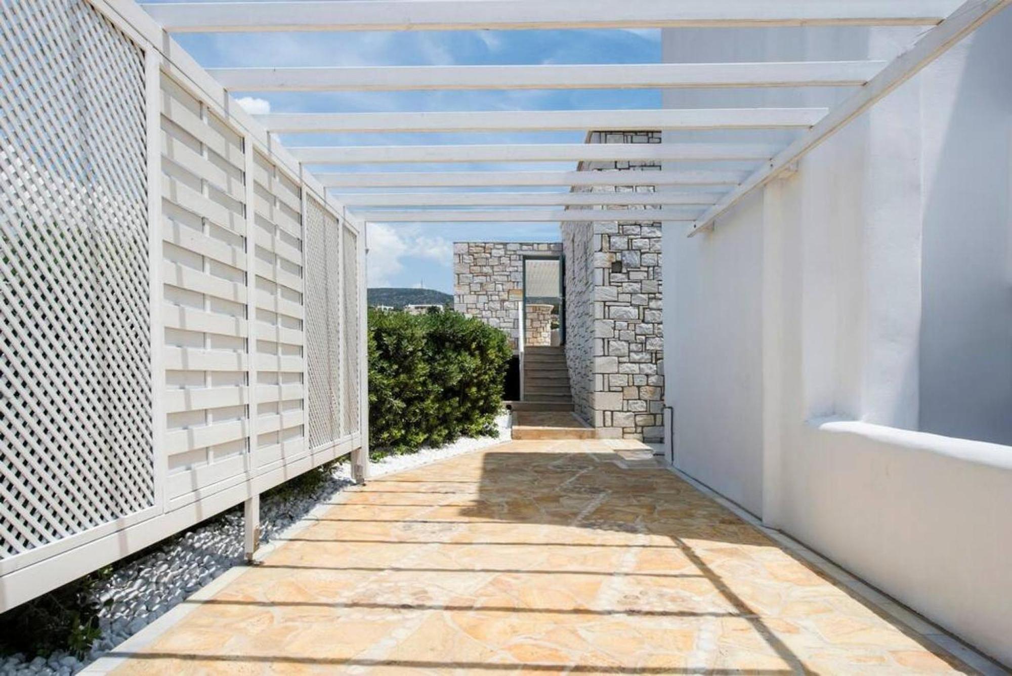 Villa Dionysos In Aliki Bagian luar foto