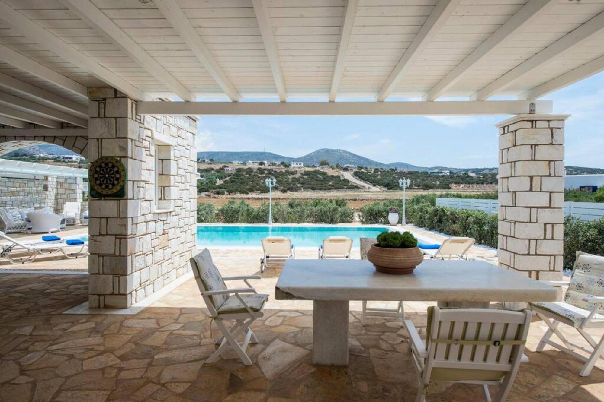 Villa Dionysos In Aliki Bagian luar foto