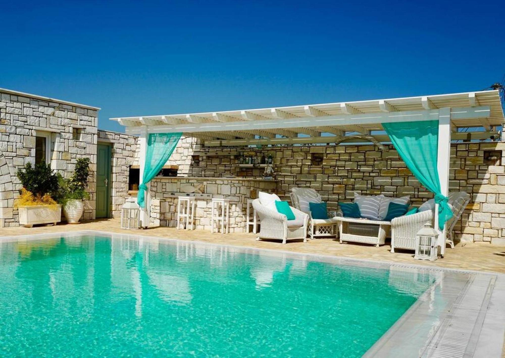 Villa Dionysos In Aliki Bagian luar foto