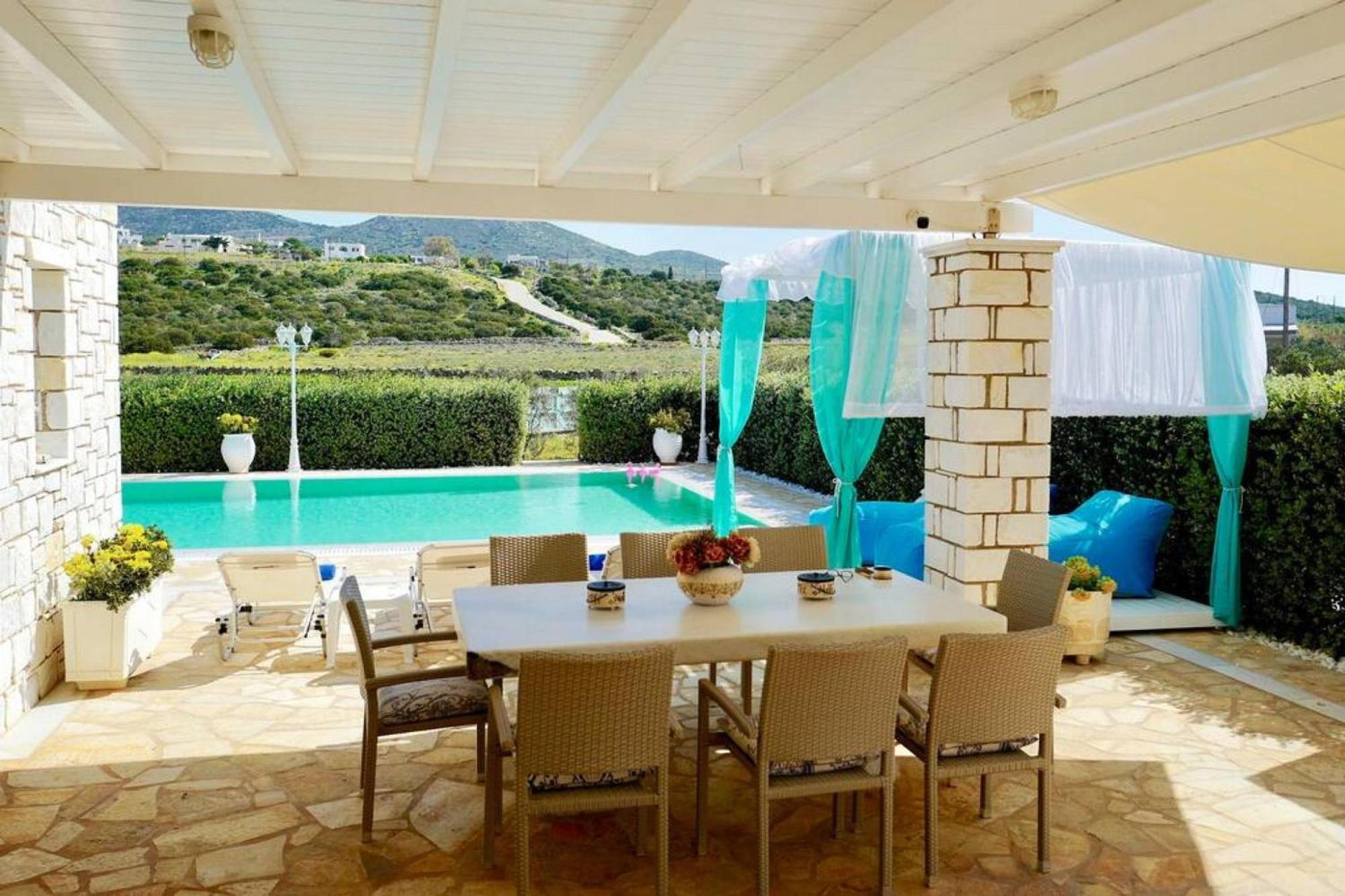 Villa Dionysos In Aliki Bagian luar foto