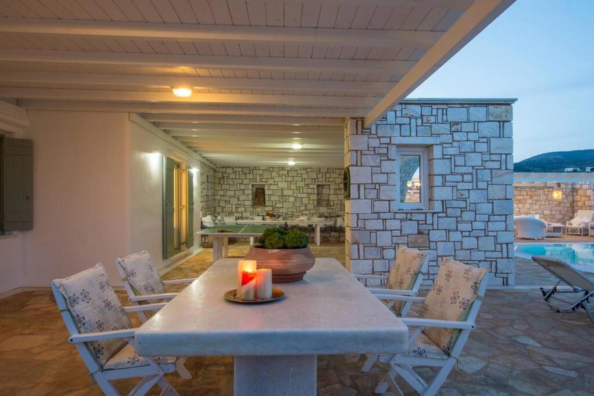 Villa Dionysos In Aliki Bagian luar foto